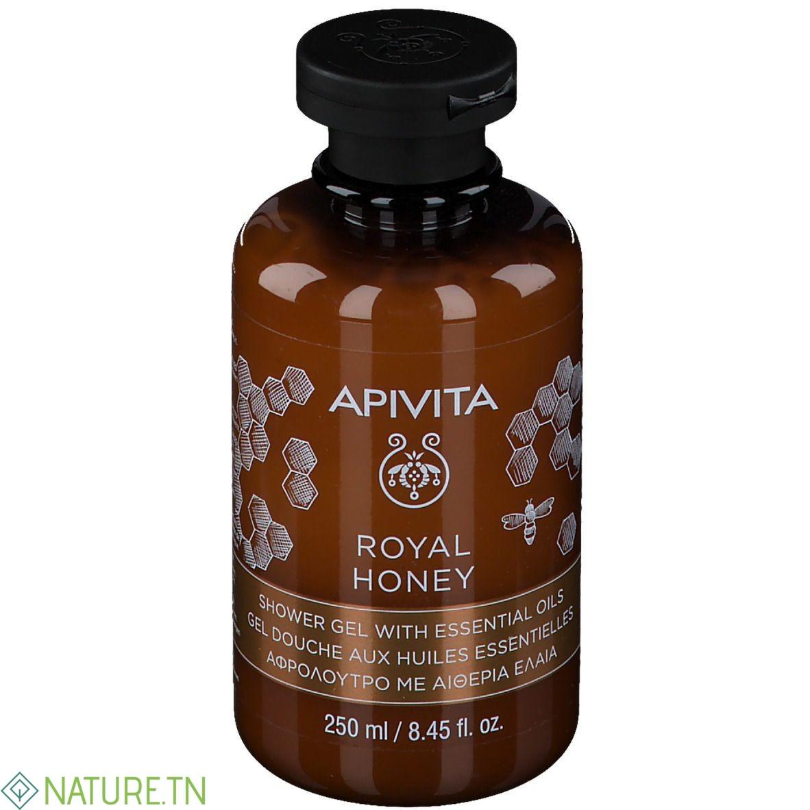 APIVITA ROYAL HONEY GEL DOUCHE AUX HUILES ESSENTIELLES 250 ML 2 APIVITA ROYAL HONEY GEL DOUCHE AUX HUILES ESSENTIELLES 250 ML 2