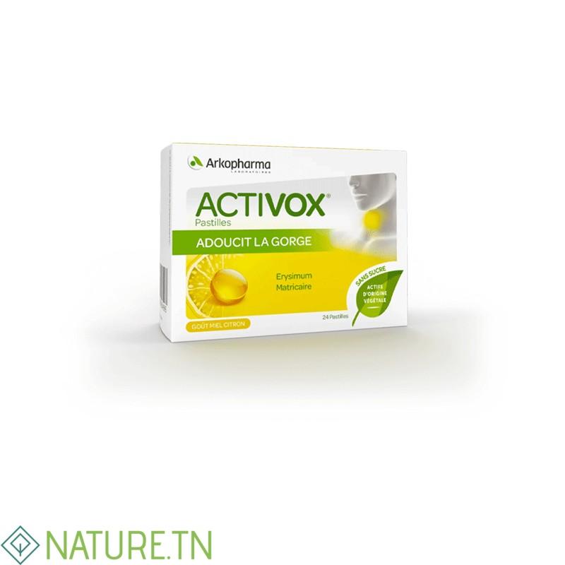 ARKOPHARMA ACTIVOX MIEL CITRON 24 PASTILLES 3 ARKOPHARMA ACTIVOX MIEL CITRON 24 PASTILLES