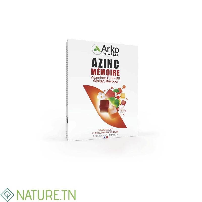 ARKOPHARMA AZINC MEMOIRE 30 GELULES 3 ARKOPHARMA AZINC MEMOIRE 30 GELULES