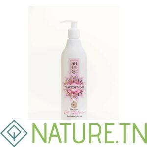 AURACY PEACE OF MIND LAIT HYDRATANT VISAGE ET CORPS ROSE INDIENNE&THE VERT,400ML