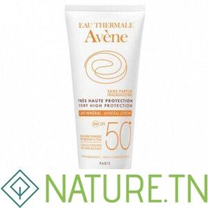 AVENE SOLAIRE LAIT MINERAL TRES HAUTE PROTECTION SPF50+ 100ML