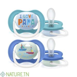 AVENT 2 SUCETTES 6-18M SCF080/03