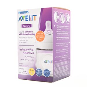 AVENT BIBERON NATURAL 0M+ 125ML