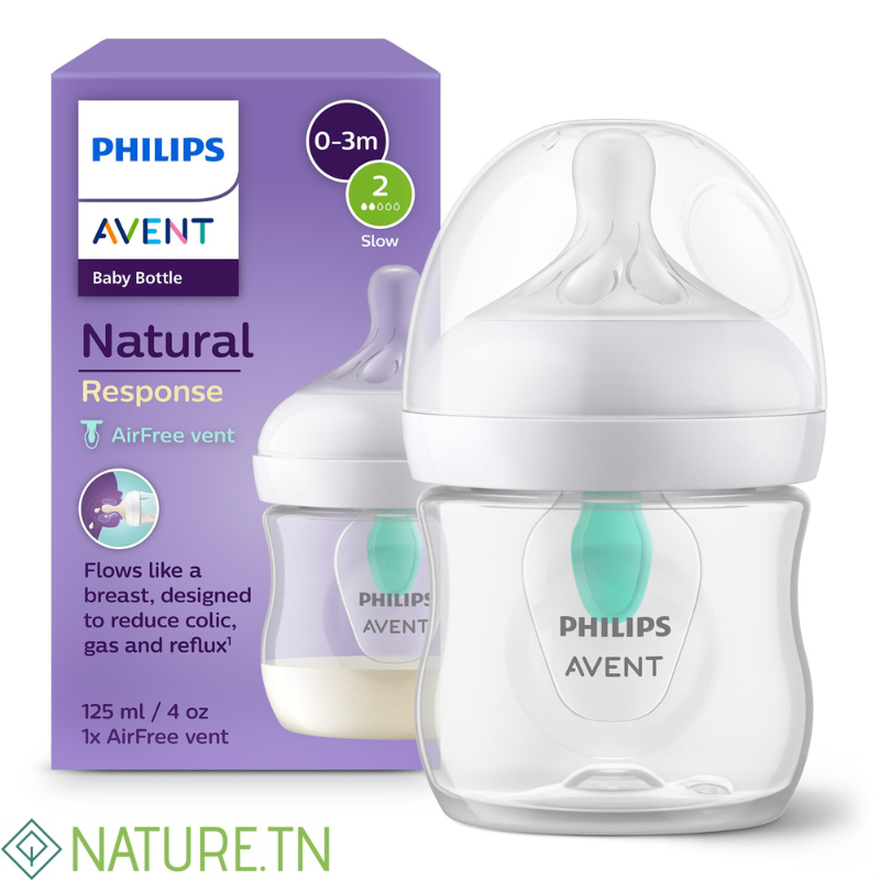 AVENT BIBERON NATURAL RESPONSE ANTI COLIQUE 125ML SCY670/01 1 AVENT BIBERON NATURAL RESPONSE ANTI COLIQUE 125ML SCY670/01 1