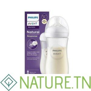 AVENT NATURAL RESPONSE BIBERON ANTI COLIQUE 3M+ 330ML SCY906/01