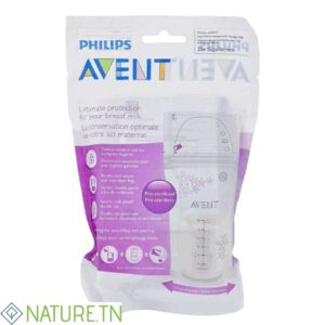 AVENT PHILIPS SAC DE CONSERVATION DU LAIT MATERNEL 25 PIECES