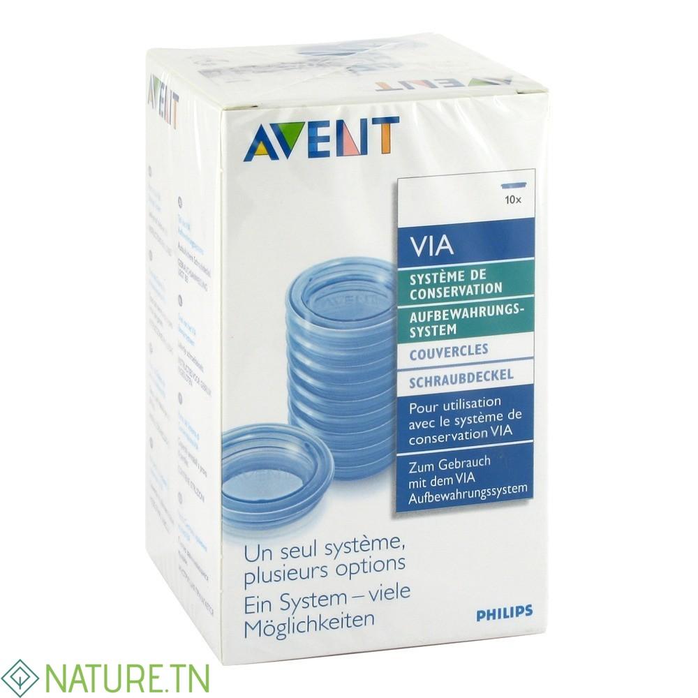 AVENT SYSTEME DE CONSERVATION BOITE DE 10 COUVERCLES 3 AVENT SYSTEME DE CONSERVATION BOITE DE 10 COUVERCLES