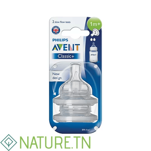 AVENT TETINE ANTI-COLIQUE 1MOIS+ DEBIT 2 2 PIECES SCF632/27 1 AVENT TETINE ANTI-COLIQUE 1MOIS+ DEBIT 2 2 PIECES SCF632/27 1