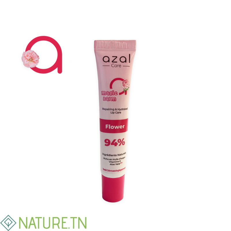AZAL BAUME A LEVRES REPARATEUR HYDRATANT EN ROSE 15 ML 3 AZAL BAUME A LEVRES REPARATEUR HYDRATANT EN ROSE 15 ML