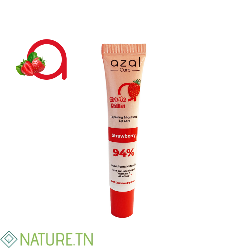 AZAL BAUME A LEVRES REPARATEUR HYDRATANT FRAISE 15 ML 3 AZAL BAUME A LEVRES REPARATEUR HYDRATANT FRAISE 15 ML