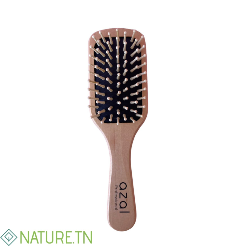 AZAL BROSSE CHEVEUX EN BOIS CARRE PETIT MODELE 3 AZAL BROSSE CHEVEUX EN BOIS CARRE PETIT MODELE