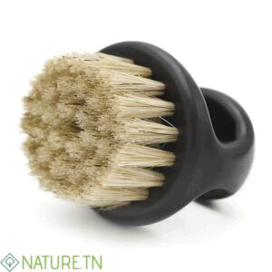 AZAL BROSSE DE BARBIER EN NOIR POUR HOMMES BC1-3