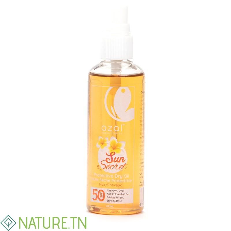 AZAL ECRAN CHEVEUX SPF 50 SUN SECRET 100ML 3 AZAL ECRAN CHEVEUX SPF 50 SUN SECRET 100ML