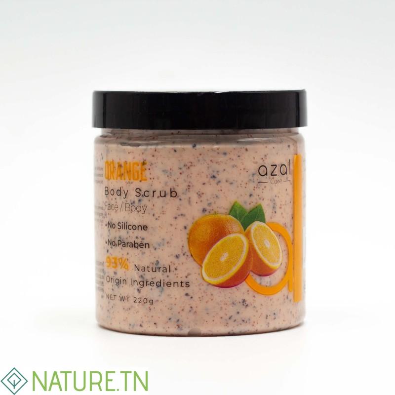 AZAL GOMMAGE ORANGE POUR VISAGE ET CORPS 220 G 1 AZAL GOMMAGE ORANGE POUR VISAGE ET CORPS 220 G 1