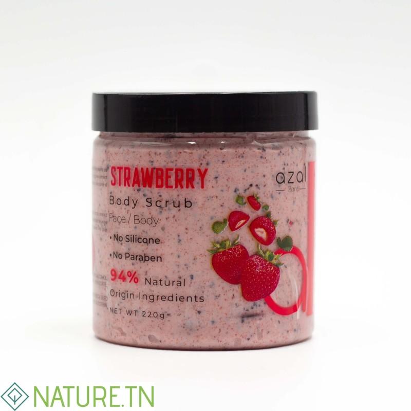 AZAL GOMMAGE VISAGE ET CORPS FRAISES 220 G 1