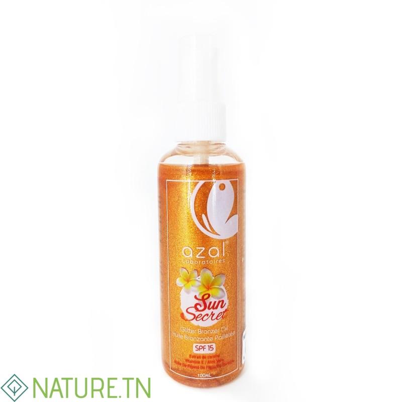 AZAL HUILE BRONZANTE PAILLETEE BRONZE SUN SECRET -100ML 1