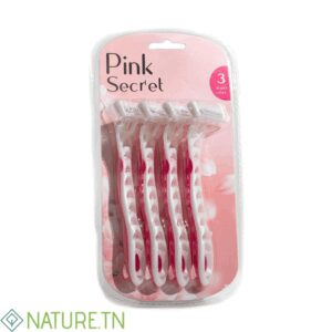 AZAL LOT DE 4 RASOIRS PINK SECRET