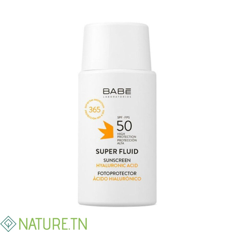 BABE SUPER FLUID PROTECTION SOLAIRE 50 SPF 50ML 3 BABE SUPER FLUID PROTECTION SOLAIRE 50 SPF 50ML
