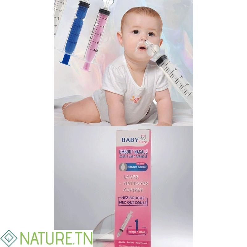 BABY CARE EMBOUT NASALE SOUPLE AVEC SERINGUE 3 BABY CARE EMBOUT NASALE SOUPLE AVEC SERINGUE