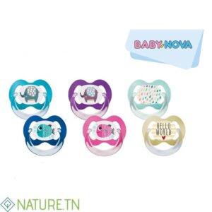 BABY NOVA SUCETTE 0-6 MOIS 2PCS