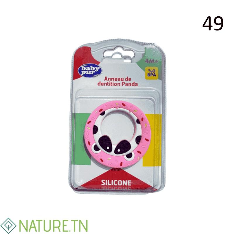 BABY PUR ANNEAU DE DENTITION ANIMAUX EN SILICONE 4M+ 2