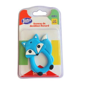BABY PUR ANNEAU DE DENTITION RENARD 4M+ REF BD10177