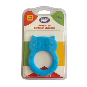 BABY PUR ANNEAU DENTITION CHOUETTE 4M+ REF BD10136
