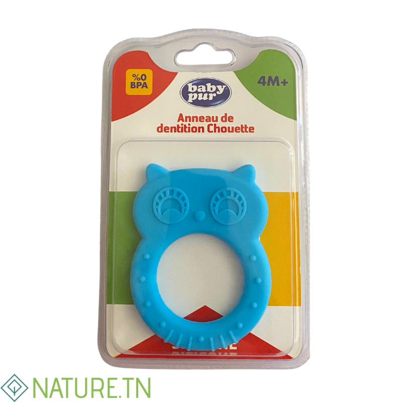 BABY PUR ANNEAU DENTITION CHOUETTE 4M+ REF BD10136 2