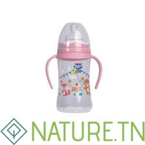 BABY PUR BIBERON COL LARGE AVEC ANSES 250ML