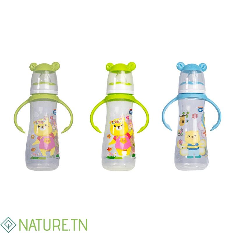 BABY PUR BIBERON STANDARD AVEC ANSES 250ML 2 BABY PUR BIBERON STANDARD AVEC ANSES 250ML 2