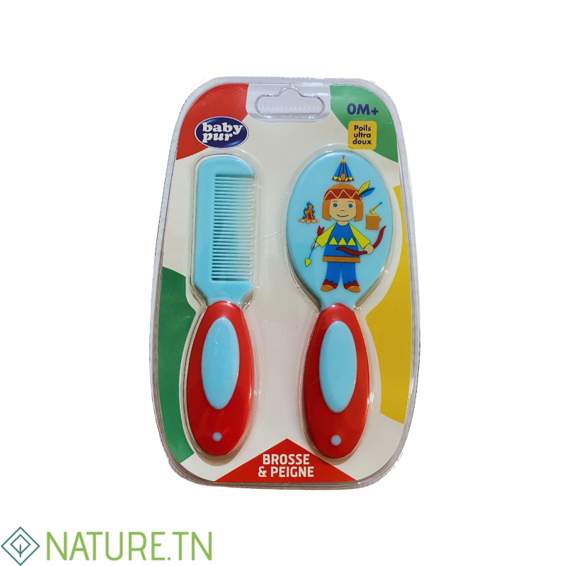 BABY PUR BROSSE ET PEIGNE 0M+ BD81011 1