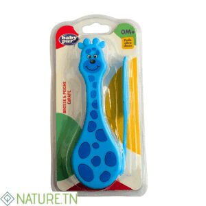 BABY PUR BROSSE ET PEIGNE GIRAFE 0M+ 79003