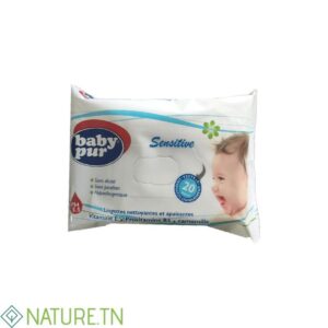 BABY PUR LINGETTES SENSITIVES 20 PIECES