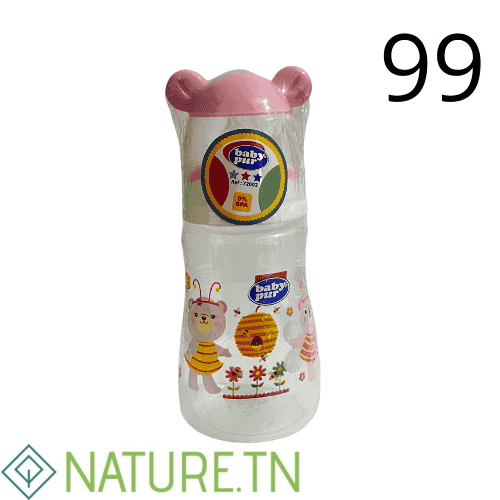 BABY PUR MINI BIBERON EN POLYPROPYLENE COL STANDARD 125ML 72002 1