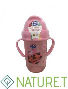 BABY PUR TASSE SPORT AVEC PAILLE ET DOUBLE ANSE 270ML 3 BABY PUR TASSE SPORT AVEC PAILLE ET DOUBLE ANSE 270ML