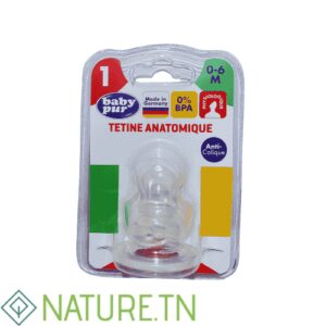BABY PUR TETINE ANATOMIQUE ANTI COLIQUE 0-6M 10457-00-50