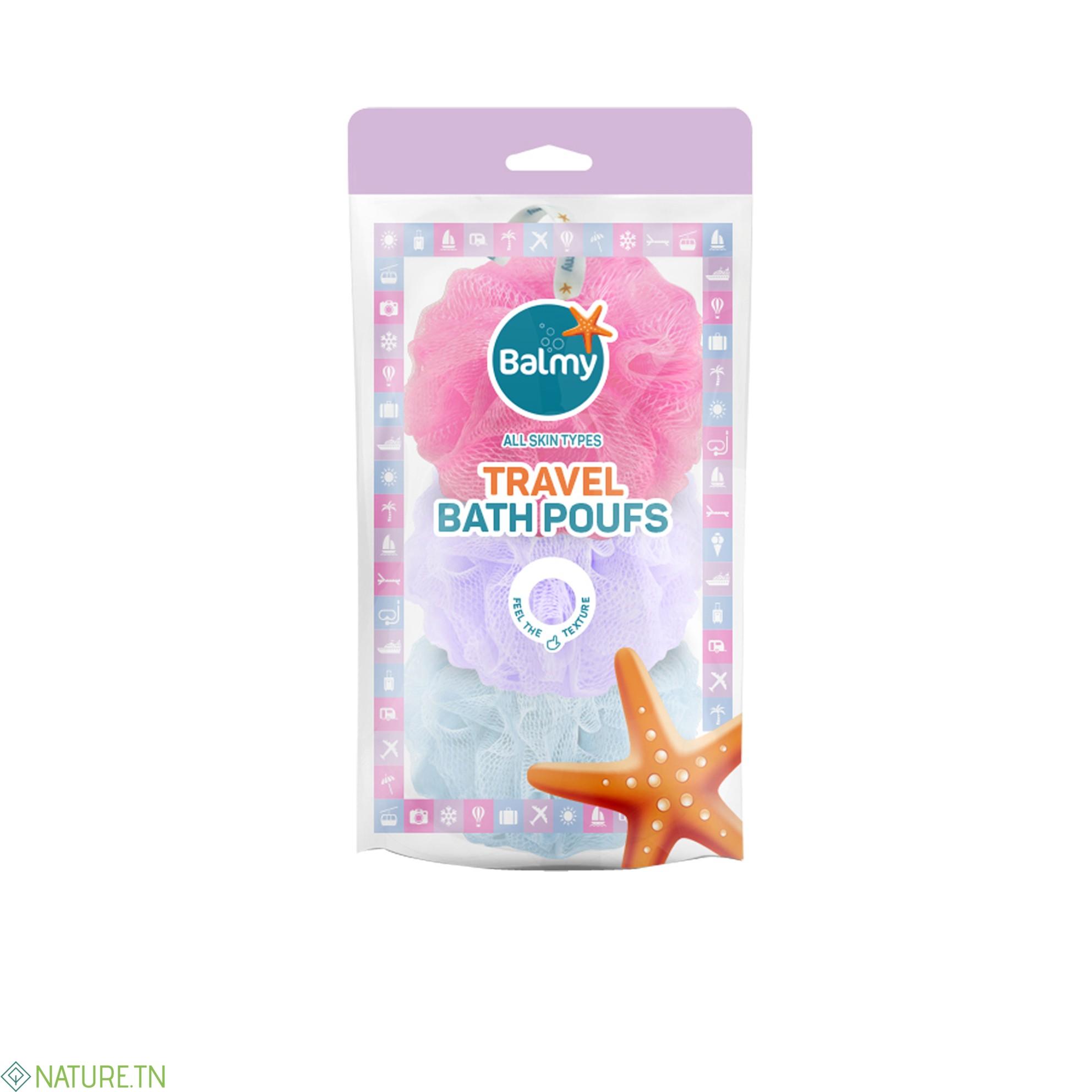 BALMY PACK DE 3 EPONGES DE BAIN 3 BALMY PACK DE 3 EPONGES DE BAIN