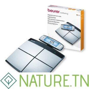BEURER BF105 PESE PERSONNE IMPEDANCEMETRE EN VERRE