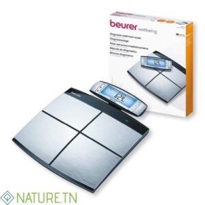 BEURER BF105 PESE PERSONNE IMPEDANCEMETRE EN VERRE