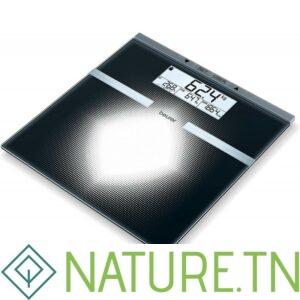 BEURER BG 21 PESE PERSONNE IMPEDANCEMETRE EN VERRE
