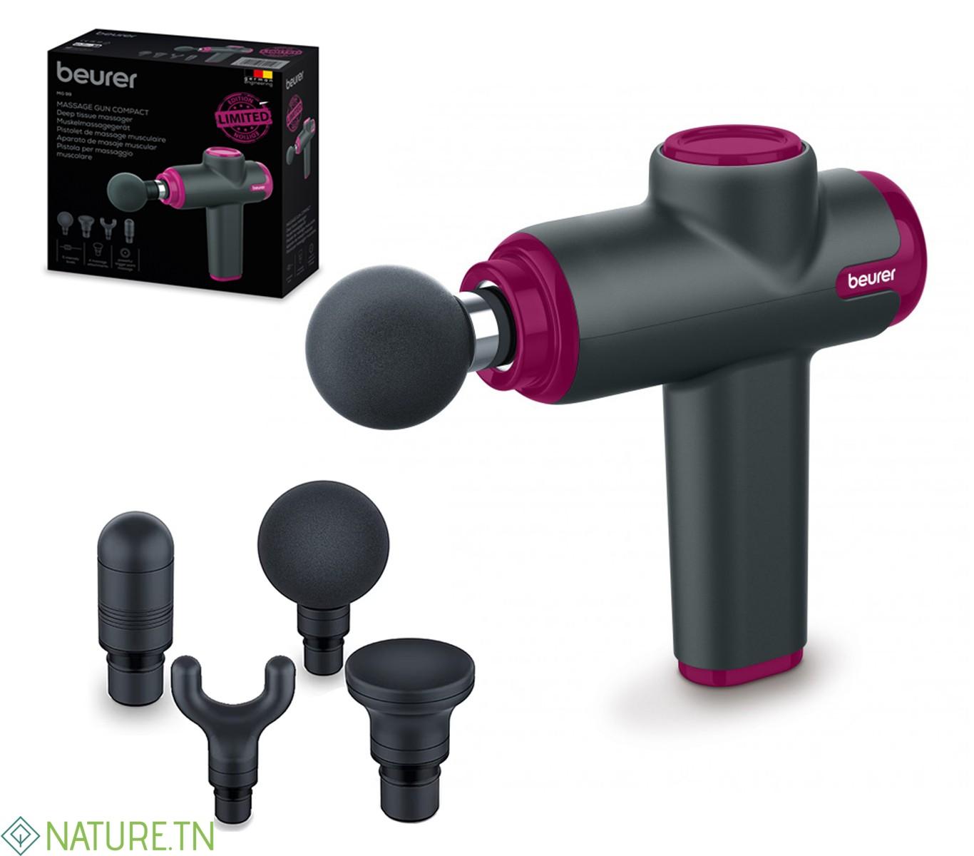 BEURER MG99 PISTOLET DE MASSAGE MUSCULAIRE LIMITED EDITION 1 BEURER MG99 PISTOLET DE MASSAGE MUSCULAIRE LIMITED EDITION 1