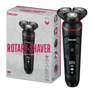 BEURER RASOIR ROTATIF AVEC TETE DE COUPE FLEXIBLE ETANCHE MN8X REF NR 102.54