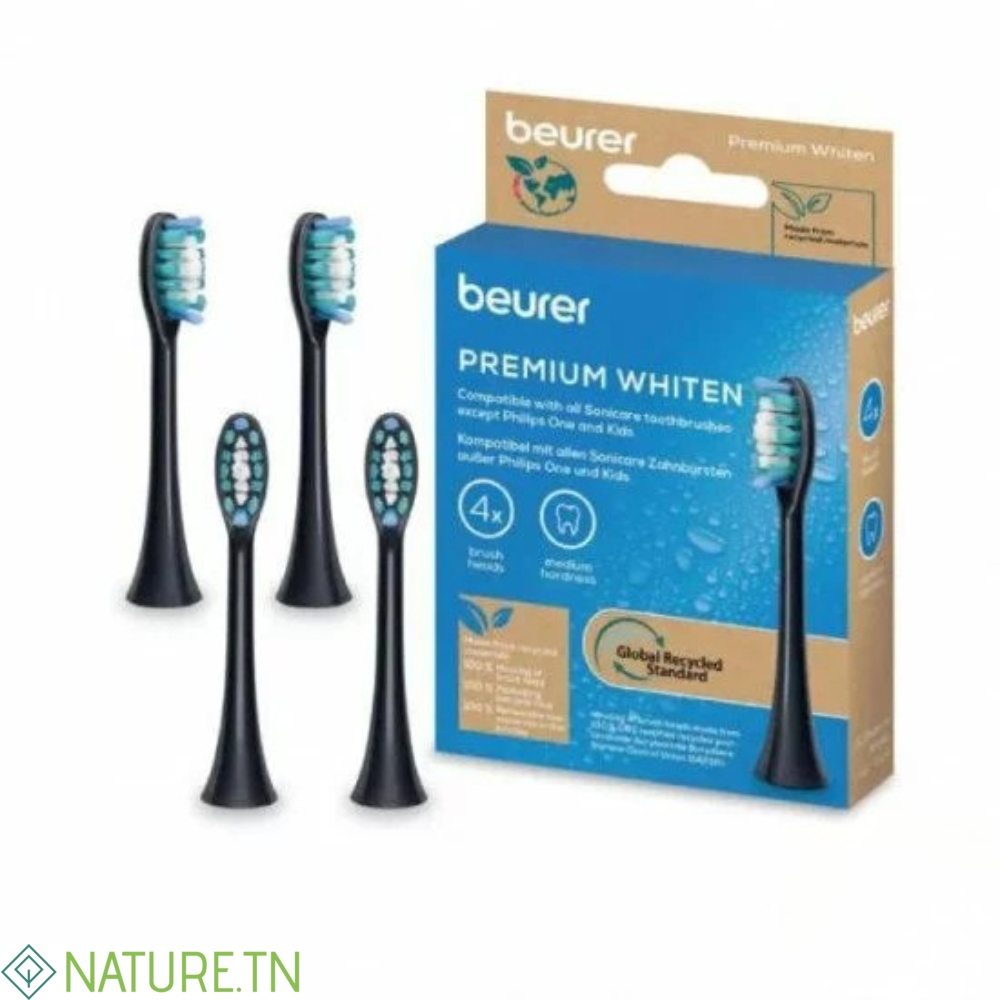 BEURER TETES DE BROSSE A DENTS SC PREMIUM WHITEN 4xGP 10531 2 BEURER TETES DE BROSSE A DENTS SC PREMIUM WHITEN 4xGP 10531 2