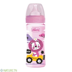 BIBERON WELL BEING EN POLYPROPYLENE 250 ML FLUX MOYEN 2M+