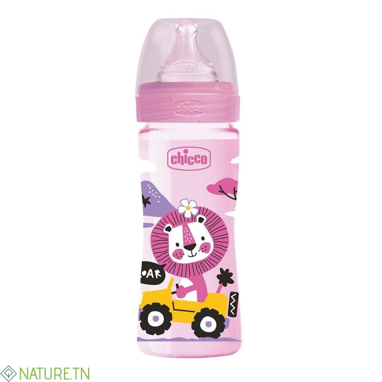 BIBERON WELL BEING EN POLYPROPYLENE 250 ML FLUX MOYEN 2M+ 3 BIBERON WELL BEING EN POLYPROPYLENE 250 ML FLUX MOYEN 2M+