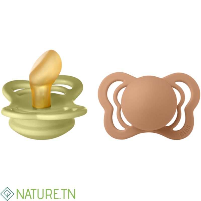 BIBS 02 SUCETTE COUTURE PACIFIER LATEX ANATOMICAL MEADOW EARTH SIZE 2 3 BIBS 02 SUCETTE COUTURE PACIFIER LATEX ANATOMICAL MEADOW EARTH SIZE 2