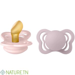 BIBS 02 SUCETTES COUTURE PACIFIER BLOSSOM/DUSKY LILAC SIZE 1