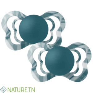 BIBS 02 SUCETTES COUTURE PACIFIER LAKE WHITE FOREST LAKE WHITE SIZE 1