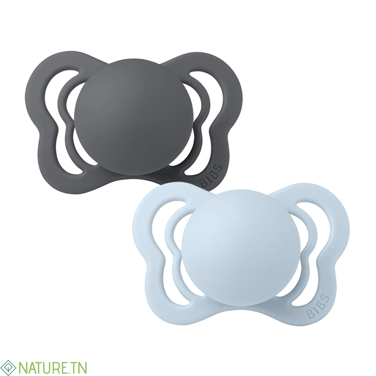 BIBS 02 SUCETTES NATURAL RUBBER IRON BABY BLUE SIZE1 0M+ 1 BIBS 02 SUCETTES NATURAL RUBBER IRON BABY BLUE SIZE1 0M+ 1