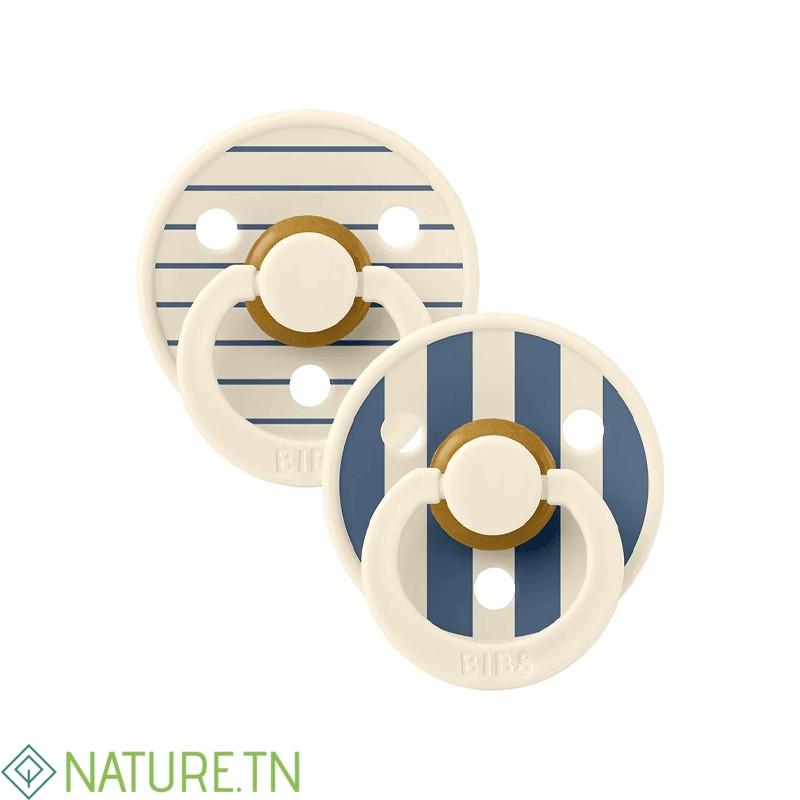 BIBS 02 SUCETTES NATURAL RUBBER IVORY STEEL BLUE MIX SIZE 1 3 BIBS 02 SUCETTES NATURAL RUBBER IVORY STEEL BLUE MIX SIZE 1
